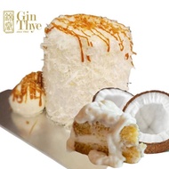 FREE SHIPPING [Gin Thye] Caramel Coconut Gelato Concepts Homemade Ice Cream Cake 4 Inch