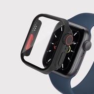 For Apple Watch Series 9 / 8 / 7 41mm Film PC Watch Case with Detachable Button
