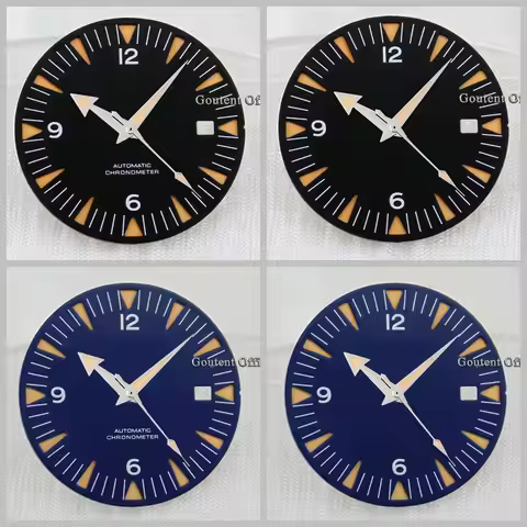 New Goutent 31mm Sterile Watch Dial With Hand For NH35/NH35A ETA2824/2836 Miyota 8205/8215/821A DG28