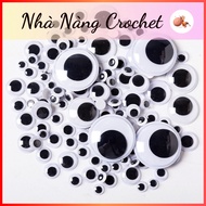 Plastic animal eyes, glance eyes, island eyes 6mm - 30mm