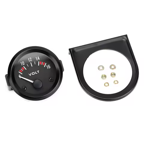 Car Universal 12V Voltmeter 52mm/2in Voltage Meter Gauge 8-16V BX100007 New