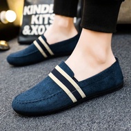 Cloth Shoes Winter New Gommino Men's Breathable Casual Old Beijing Korean Style Trendy Slip-on Lofte