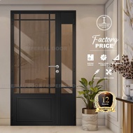 Mild Steel Tempered Glass Gate For HDB gate BTO gate Condo and Resale Flats - Imperial Door