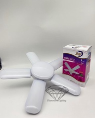 หลอดไฟ LED หลอดพัดลม ทรงใบพัด 5+1 LED BULB FAN BLADE 135W ขั้ว E27 ยี่ห้อ JMF แสงขาว DAYLIGHT ราคาส่