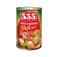 555 Fried Sardines Hot & Spicy 155g