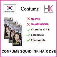WELCOS Confume Squid Ink Hair Color & Dye 2N 3N 5N 60g 100g Cover White Hair