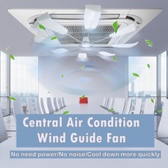 aircond guide fan Cassette Aircon Central Fan 360° Aircond wind deflector Central Air cond guide fan aircond windshield