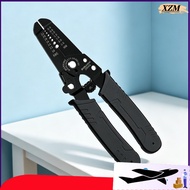 Multi-Function Wire Stripper 0.6-2.6mm / 22-10AWG, Durable Steel, Non-Slip Handle, For Stripping, Cu