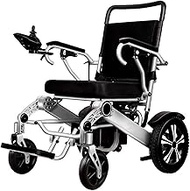 Fashionable Simplicity Foldable Electric Wheelchair Lightweight Power Wheel Chair Collapsible Portable High-Power Electric Mobility Wheelchair Lightweight Electric Wheelchair