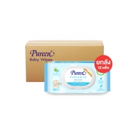 เพียวรีน เบบี้ไวพส์เพียวแอนด์มายด์ (80s x 4)-Y25 แพ็ค4*3