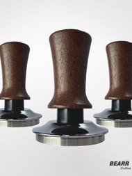 Coffee Utensils Coffee Tamper Horizontal Elastic Tamper Wooden Handle 51/53/54/58MM Coffee Tools