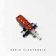 PUSH SWITCH DPDT 2X3 + HOLDER