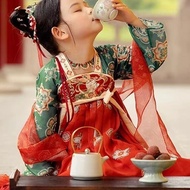 Chang'an Style Dunhuang Style Girls Super Fairy Skirt 2024 Hanfu Girls 3-124.23