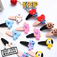 BTS BT21 Tinytan Bangtan OT7 Kpop Merch Headband Hairband Hair Clip Cekak Rambut Getah Ikat