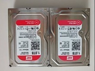 WD Red 1TB NAS 硬碟 (兩隻) 不散賣