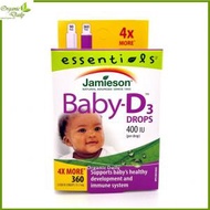 Jamieson - BABY-D 初生嬰兒 維他命 D3 360 滴液 [平行進口] 此日期前最佳:2024年12月31日