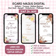 E-Kad Kahwin Digital Wedding Card E-kad Kahwin Kad Pdf Video Jemputan Perkahwinan