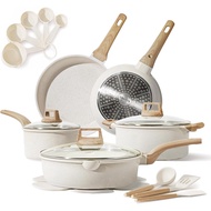CAROTE 20pcs Pots and Pans Set, Nonstick Cookware Sets