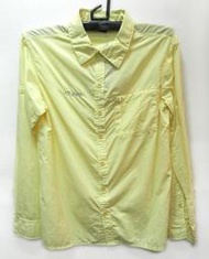 ATUNAS 歐都納 男 Tactel長袖襯衫 A-S1207M  淡黃