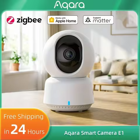 Original Aqara Smart Camera E1 2K 1296P 3MP 360° Home Security Webcam AI Human Detection Night Visio