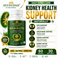 AYUSYDAH Mookirattai Capsules | Balance GFR | Creatinine Control | Kidney Health Support | Herbal Re