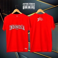 T-shirt/shirt/T-shirt HUT RI 78 INDONESIA