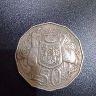 Australian QE ll 50cent 1980