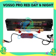VOSSO PRO RED DAY & NIGHT LAMPU DENGAN UVA UVB LAMPU KOKI KOI ARWANA