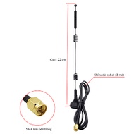 Wifi Antenna 2.4Ghz 7dBi RP-SMA Male ZigBee Bluetooth Wifi Antenna 2.4Ghz SMA 7dBi 23cm