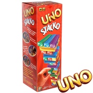 Songmei Board Game Mattel UNO Stacko UNO Stacko UNO Genuine Board Game New Packaging
