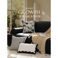 Xin Life|Dieying Chinese Style Pillow Sofa Living Room New Chinese Style High-End Decoration Pillow 