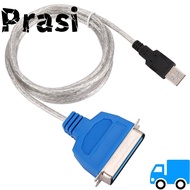 PRASI USB To Parallel Cable, 4.9FT Practical Printer Cable Adapter, Universal Fast Transmission Para