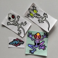 Gecko cutting sticker, gecko sticker