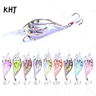 KHJ Fishing Lures Bait, 9g 7.5cm Fishing Lures, Professional Artificial Group Fishes Crankbait Outdo