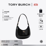 Tory Burch 汤丽柏琦【秦岚同款】ROBINSON单肩手提新月包 154729 黑色 001 OS