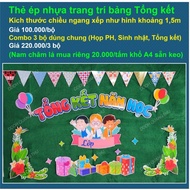 [Decorative items] Decorative stickers NH summary board