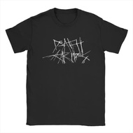 Death Grips Logo Vintage Cotton T-Shirt For Men Short Sleeve Lapel Gift Ideas