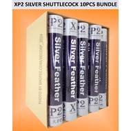 Xp2 Silver Badminton Shuttlecock 10 Tubes - kc241207