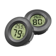 Aideepen Mini Circular Hygrometer สัตว์เลื้อยคลาน Pet Electronic Digital แสดงผลฉนวนกันความร้อน Embedded Digital Thermometer And Hygrometer Embedded Circular Thermometer And Hygrometer With Switch