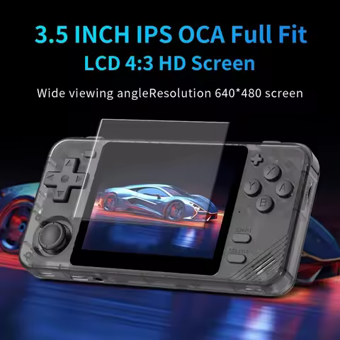 POWKIDDY RGB10X Retro Handheld Game Video Game Consoles Console 3.5 Inch 4:3 Children's Gifts IPS Sc