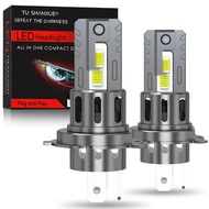 Lampu LED kereta 4300K, lampu tinggi dan rendah H7, lampu putih hangat H4, lampu kereta ultra terang