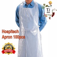 Disposable Apron LDPE Apron Embossed 100pcs Kitchen Chef Butcher Apron Waterproof