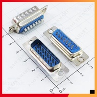 [5 Pieces]- DB15 Male Port 15 Pins Straight 2 Rows Solder Wire Connector Shop
