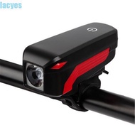 LACYES Bicycle Lights Durable Mountain Bike Cycling with Horn Bicycle Bike MTB Front Torch