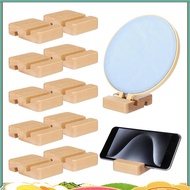 10 Pcs Embroidery Hoop Display Embroidery Hoop Wooden Base Holder Embroidery CrossStitch Stand for E
