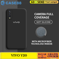 CASE88 Case Vivo Y12S Y20 Y20S Casing Soft Case Custom Solid Colored Silicone Tebal Premium