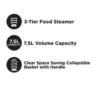◺ ☾ ▩ Dowell FS-19S3 7.5 Liter 3-Tier Siomai Siopao Food Steamer