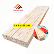 Cheap Pine Wood Slats 1cm x 5cm Thick x 1m2 Long, Sawn Pine Wood Slats Used as Decorative Thread Spl