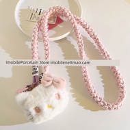 phone strap crossbody phone strap Anime Three-Dimensional Big Head Bow KT Cat Phone Case Doll Diagon