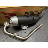 RACING LINE SUZUKI RAIDER 150 FI 32mm EXHAUST EKZOS STANDARD CUTTING